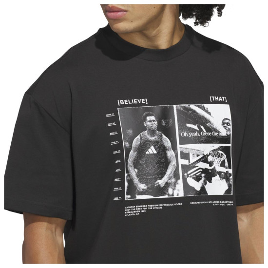 Adidas Ανδρική κοντομάνικη μπλούζα Anthony Edwards T-Shirt